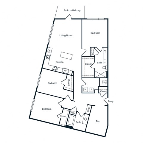 C3-1 floorplan layout Berkshire Ballantyne